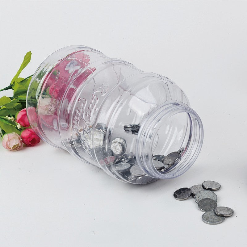 Oversized Electronic Counting Change Coin Piggy Bank